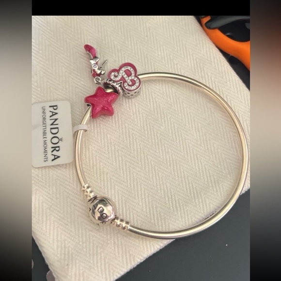 Pure silver 925 stamped pink Barbie lot of 3 charms new - Picture 8 of 11